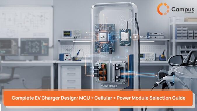 Complete EV Charger Design: MCU + Cellular + Power Module Selection Guide